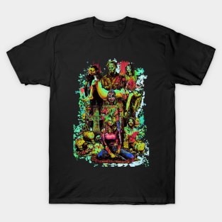 Fasbytes Horror Slasher Neon T-Shirt